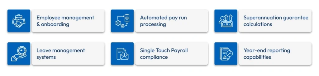 xero payroll features employee onboarding reporting compliance
